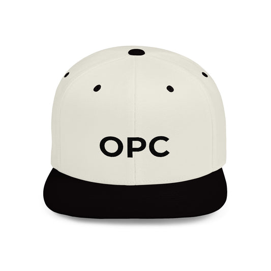 OPC Flat Bill Black Logo