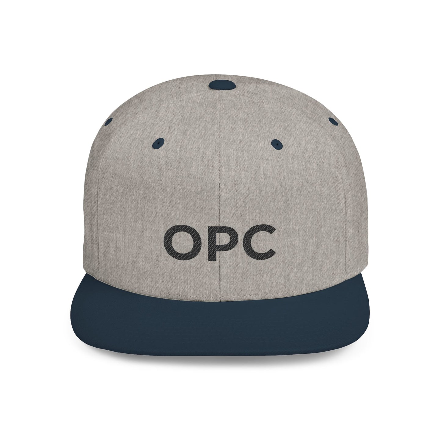 OPC Flat Bill Black Logo
