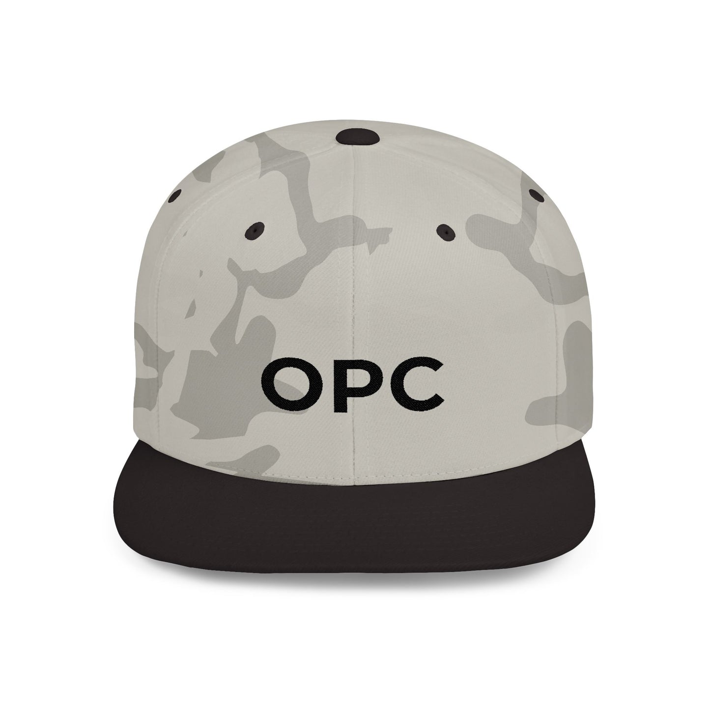 OPC Flat Bill Black Logo