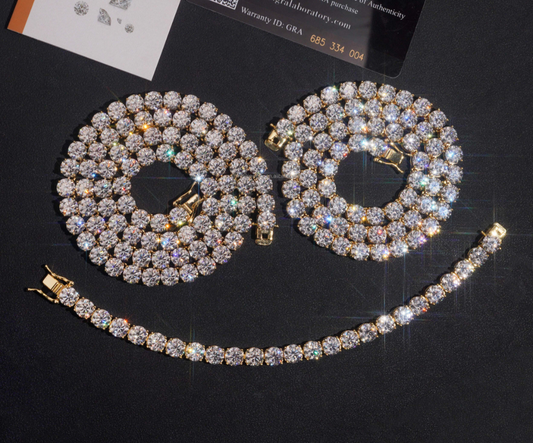 6.5MM Moissanite Tennis Bracelet