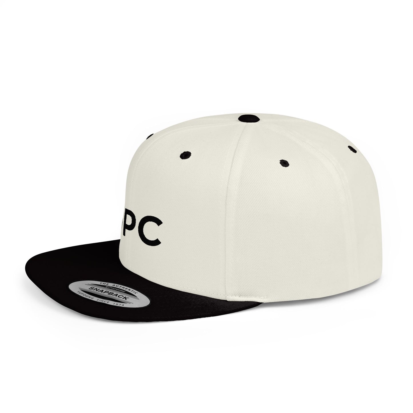 OPC Flat Bill Black Logo