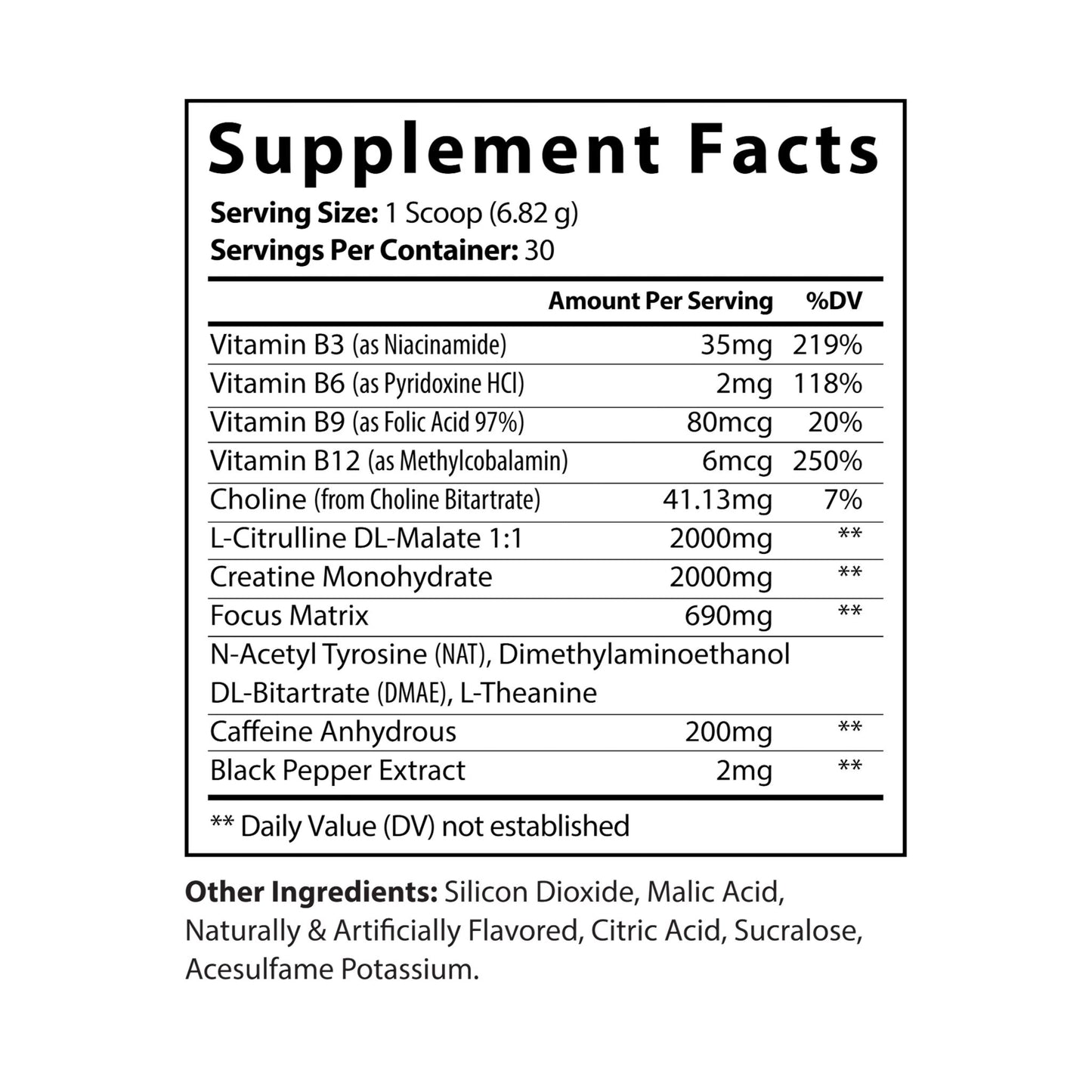 Frac Attack Pre-Workout, Fruit Punch (204g, 7.1oz)