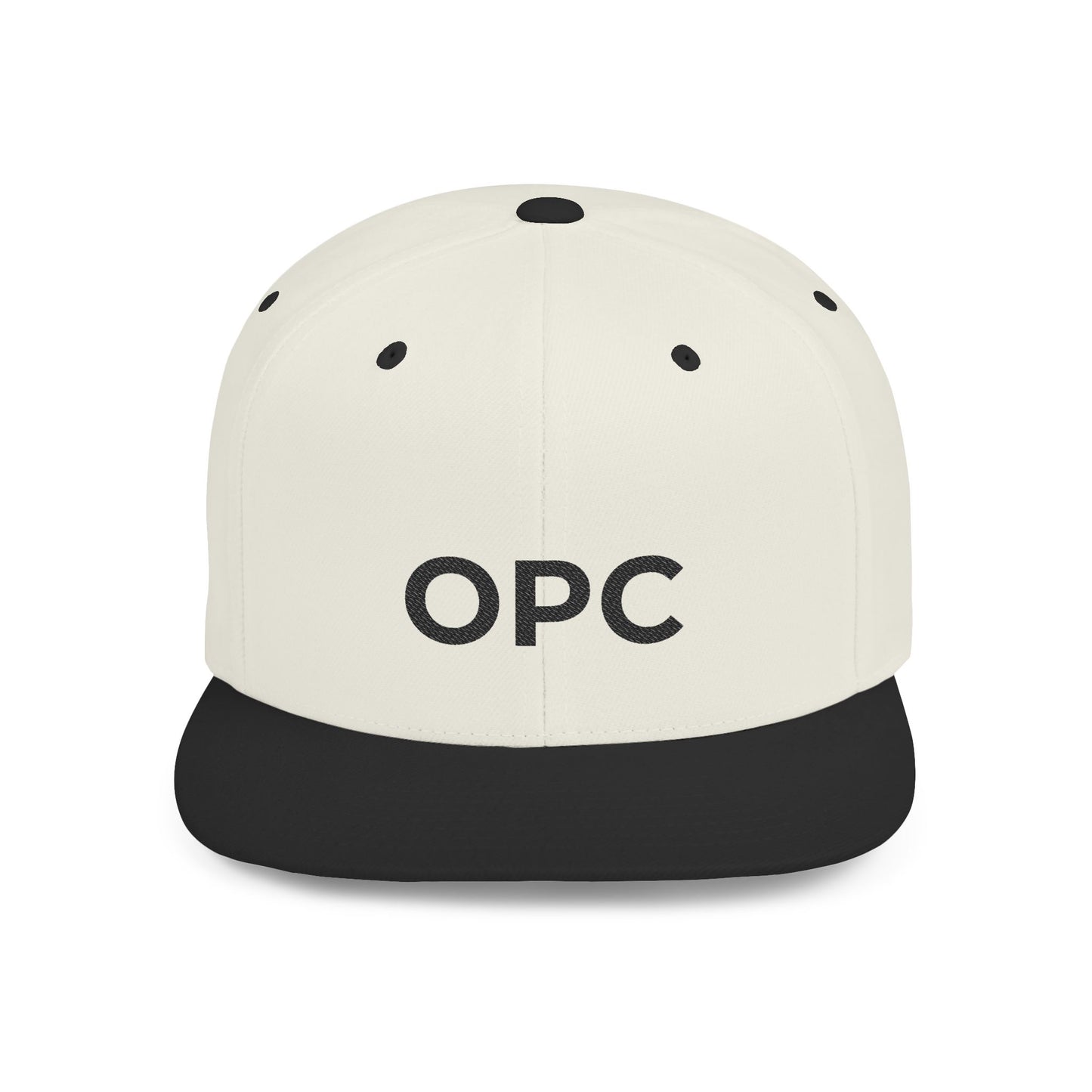 OPC Flat Bill Black Logo