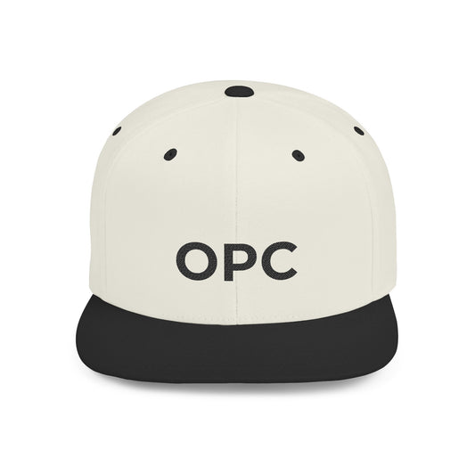 OPC Flat Bill Black Logo